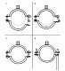 Хомут Walraven BIS KSB2 с вкладышем EPDM, 15-19 мм, M8/10