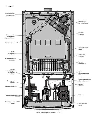 Настенный газовый двухконтурный котел отопления Wolf CGG-3K-28