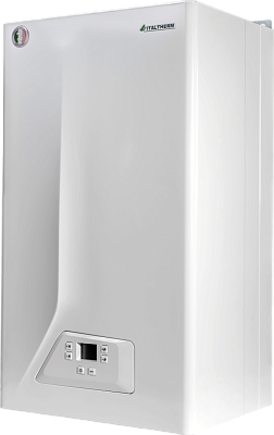 Настенный газовый двухконтурный котел отопления Italtherm CITY CLASS 40 F (WB) белая панель с кнопками (301051B14)