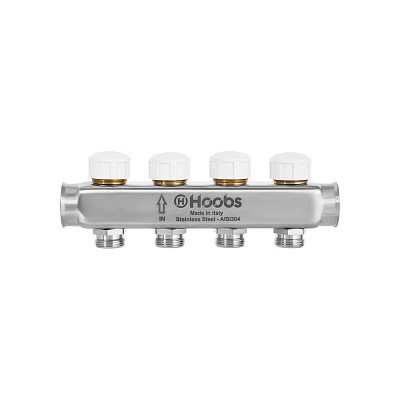 Коллектор HOOBS , термостатическими клапанами, 1 х 3/4 -2 вых .