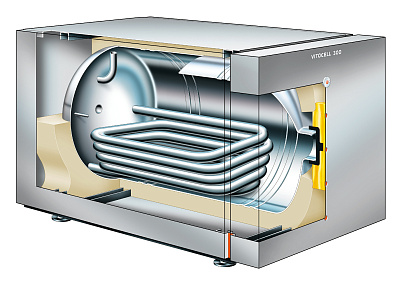Бойлер косвенного нагрева Viessmann Vitocell 100-H 160 л серебристый Z003840