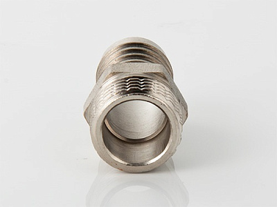 Штуцер для шланга VALTEC 1/2 х 16 мм VTr,650,N,0416 наружная резьба, никелированная латунь